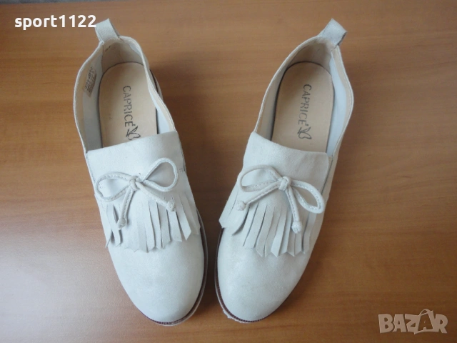 N37 Caprice/естествена кожа/дамски обувки, снимка 6 - Дамски ежедневни обувки - 53826307