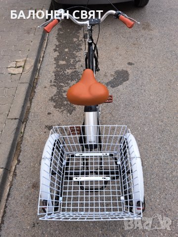 -10% ТЕЛК- Хибрид Електромеханичен Велосипед - Семейна Триколка 20 цола, 36v 250w 10.4 Ah, снимка 3 - Велосипеди - 41797889