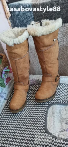 Ботуши Rieker 37 н. Естествена кожа, снимка 10 - Дамски ботуши - 48299610