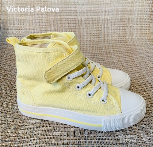 Високи детски кецове от брезент, снимка 3 - Детски гуменки - 41097422