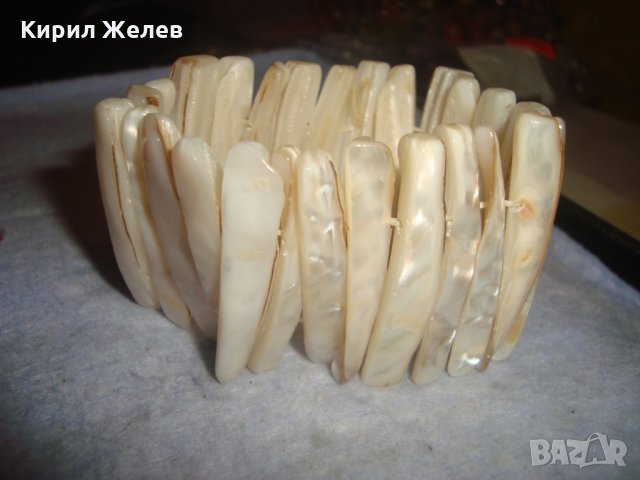 РАЗКОШНА ВИНТИДЖ ХЕНД МЕЙД СЕДЕФЕНА АРТ ГРИВНА КРАЛСКИ НАТУРАЛЕН СЕДЕФ 26209