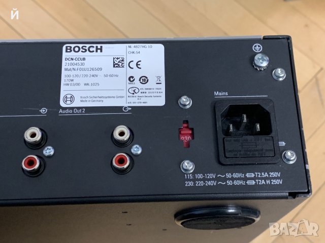 Bosch DCN-CCUB, снимка 16 - Микрофони - 40759849