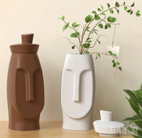 Молд ваза/буркан лице 12,4 см 