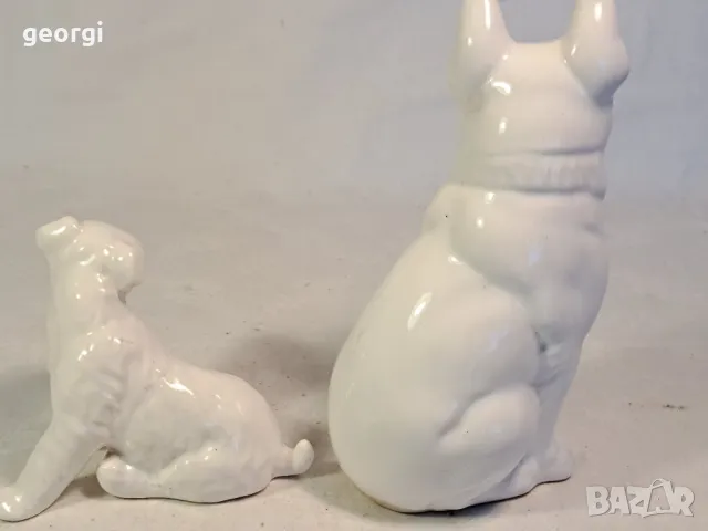 порцеланови фигурки кучета териер и немска овчарка 22/3, снимка 4 - Колекции - 49187794