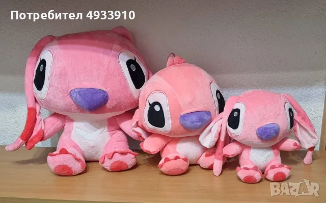 🧸💙 ПЛЮШЕН СТИЧ ЗА ПРОДАЖБА! 💙🧸 😍 Избери своя любим размер: ✨ 25 см — 8 € ✨ 40 см — 13 € ✨ 50 см, снимка 3 - Плюшени играчки - 55874067