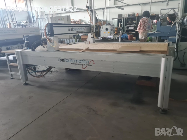 Портална CNC машина ( Рутер ) за фрезоване, пробиване и разкрой ISEL 302006