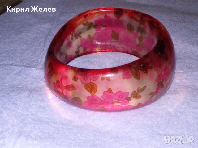 ПРЕКРАСНА ФЛОРАЛНО УКРАСЕНА МОДНА АРТ ГРИВНА 16999, снимка 7 - Гривни - 41191829