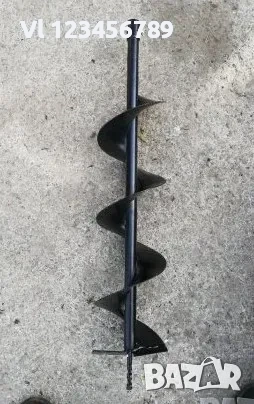 Свредло за Почва спирала 100мм 120мм 150 200мм 250мм диаметър, снимка 2 - Градинска техника - 52239185