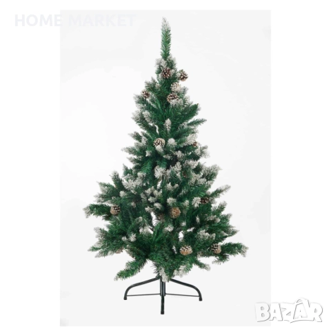 Изкуствена коледна елха, 120 см Придайте празничен уют на своя дом с тази стилна изкуствена елха 
