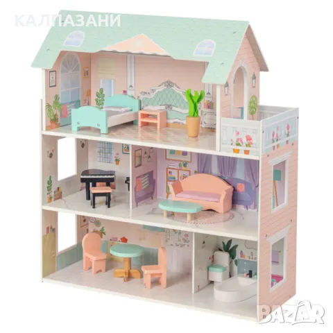 Wooden Дървена Къща за Кукли 3 Нива Maya 61x27.5x69.5см. TL403009