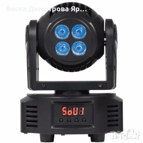 Мини LED 2в1 прожектор с движеща се глава – Компактна мощ за впечатляващо осветление, снимка 2 - Друга електроника - 50428413