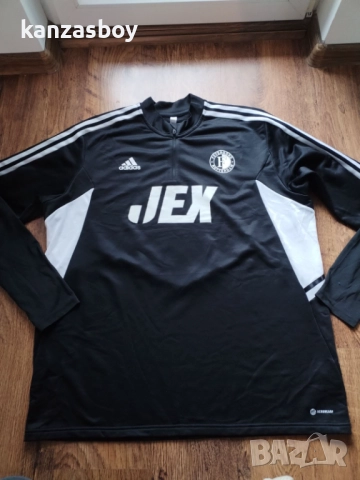 ADIDAS feyenoord 2020-21 track jacket - мъжка футболна блуза 2ХЛ , снимка 6 - Спортни дрехи, екипи - 52919195