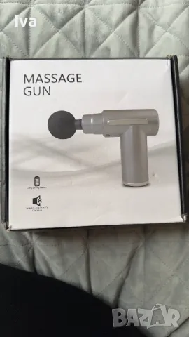 Намален! Електрически масажор с приставки - Нов