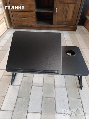 Сгъваема маса за лаптоп, регулируема с 5 ъгъла, снимка 5 - Маси - 52505265