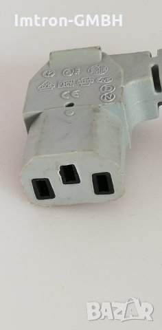 Марков ЗАХРАНВАЩ КАБЕЛ ЗА КОМПЮТЪР SN312-3/10/1.8G КАБЕЛ; ЩЕПСЕЛ ЪГЛОВ, IEC C13 ЖЕНСКИ 90°; 2,5м., снимка 2 - Кабели и адаптери - 35825221