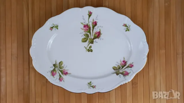 Сервиз за хранене с рози - Johann Haviland, снимка 3 - Сервизи - 49680084