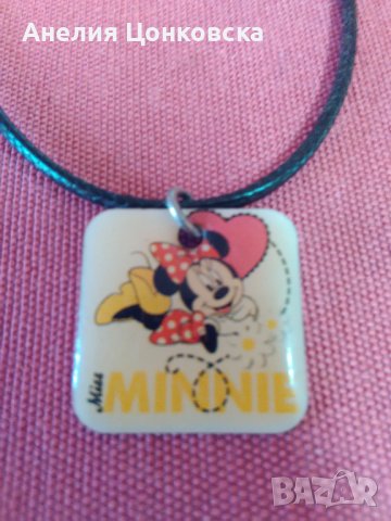 Емайлирана плочка,висулка МИНИ МАУС, снимка 1