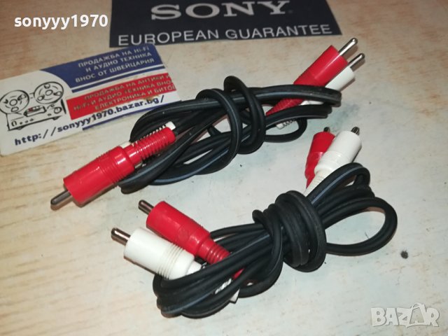 JAPAN-КАБЕЛИ ЗА АУДИО ЧИНЧОВЕ 95СМ ВНОС SWISS 2607231136, снимка 3 - Други - 41662986