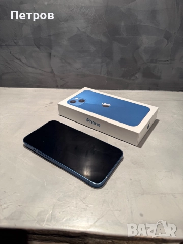 100% батерия! ПЕРФЕКТЕН Iphone 13 128 GB Blue, снимка 5 - Apple iPhone - 52159448