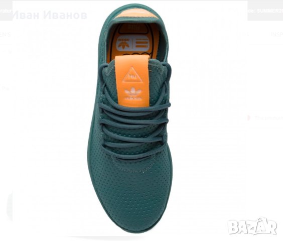 оригинални маратонки ADIDAS X PHARRELL WILLIAMS TENNIS HU номер 39-39 1/3, снимка 2 - Маратонки - 41067324
