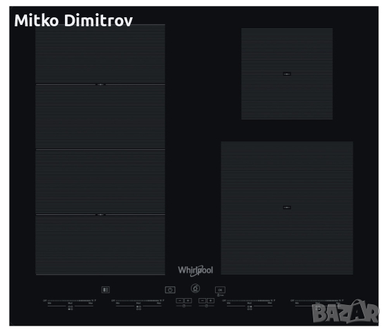 Индукционен стъклокерамичен плот Whirlpool - SMC 604 F/NE, снимка 1 - Котлони - 44748591