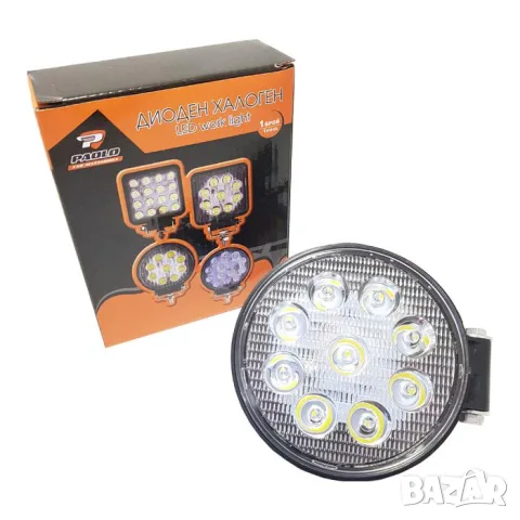 Кръгъл LED прожектор 27 W за 12 V, снимка 3 - Аксесоари и консумативи - 55864227