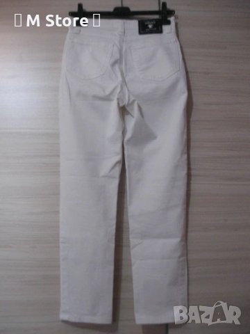 Versace Jeans Couture дамски бели дънки 100 % памук, снимка 11 - Дънки - 50671700