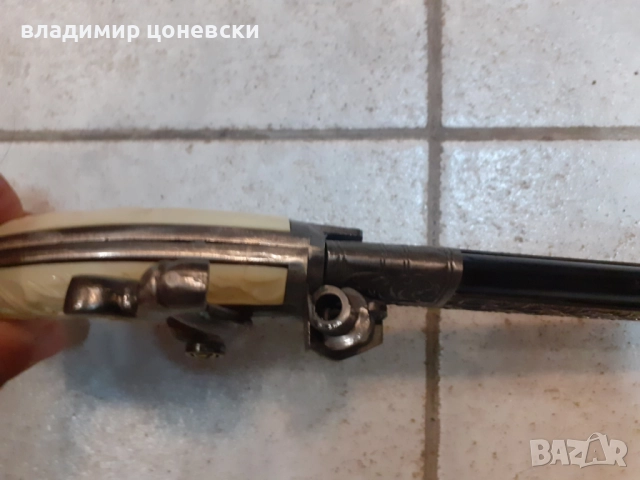 Красив кремъчен пистолет- нож,пищов,оръжие, снимка 5 - Колекции - 52327607