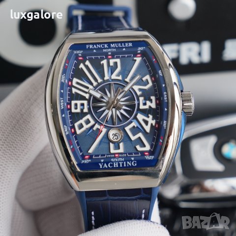 Мъжки часовник Franck Muller Vanguard Yachting с автоматичен швейцарски механизъм, снимка 1 - Мъжки - 37984172