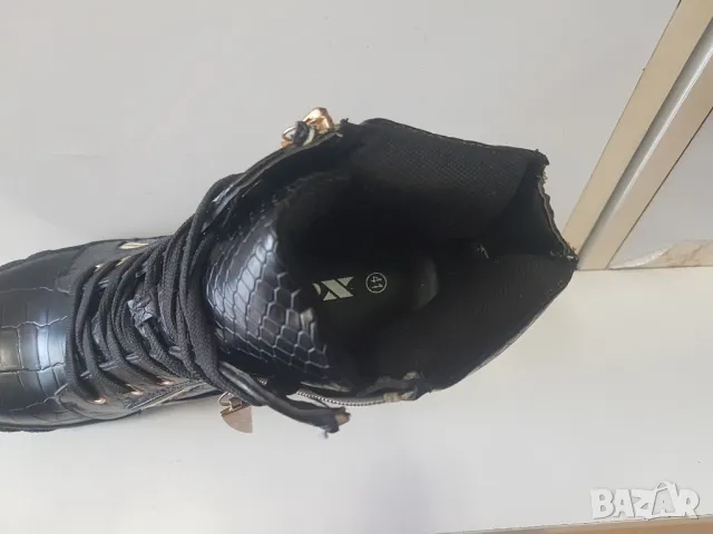 Дамски обувки с вътрешна платформа 5 см, снимка 5 - Други - 48124230