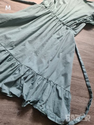 Кукленска рокля в цвят:мента с воали, снимка 2 - Рокли - 41411113