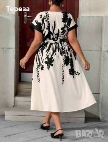 🆕️Дълга флорална рокля / XL, снимка 4 - Рокли - 52275826