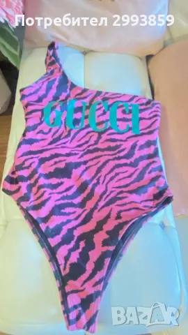 Бански Gucci*God saves the queen, снимка 6 - Бански костюми - 47361162