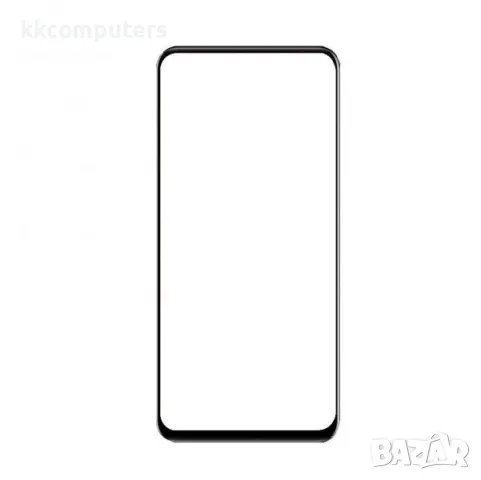 Стъкло за Huawei P Smart Z / Черно / Баркод : 563014