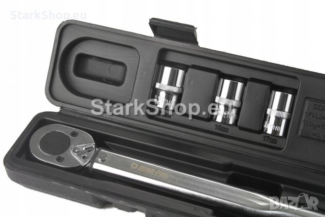  Динамометричен ключ 1/2″ 28 – 210 Nm + комплект вложки (17, 19, 21 мм) + удължител 125 мм Mar-Pol M, снимка 4 - Други инструменти - 40059682
