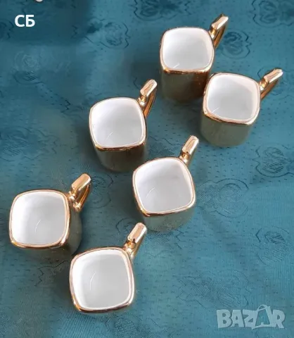 Френска сувенирна бутилка с мини чашки и троен сет от костен порцелан, снимка 8 - Декорация за дома - 48939817
