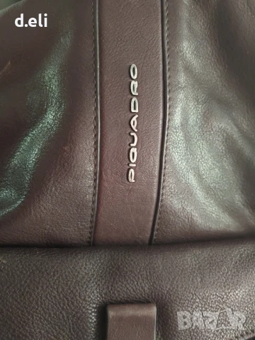 PIQUADRO Italy Original. Страхотна кожена раница, снимка 11 - Раници - 21372553
