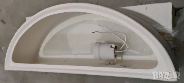 Лампа керамичен стенен плафон Alfa Omega бял (2 бр.), снимка 2 - Лампи за стена - 49931479