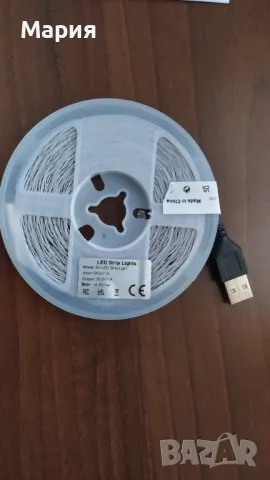 LED светлини / LED лента 10м -  USB захранване, снимка 1