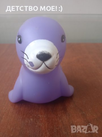 Гумена бебешка играчка за баня морж 