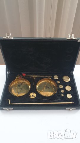 Стара златарска бижутерска везна, снимка 4 - Антикварни и старинни предмети - 41500229