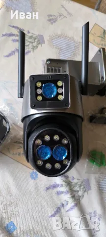 Двойна Камера, ULTRA HD, 8х Зуум, Цветна нощна визия, Монтаж на таван и стена., снимка 2 - IP камери - 50373909