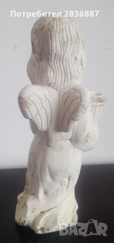 Много стара английска статуетка на ангел, снимка 4 - Статуетки - 36362088