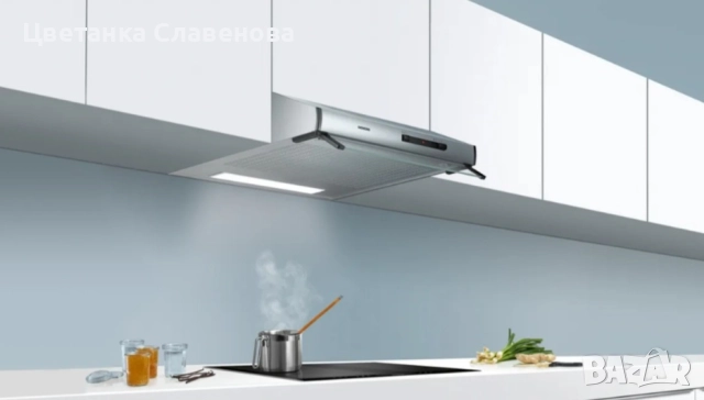 Siemens iQ100 абсорбатор за под шкафове 60 см, неръждаема стомана, снимка 2 - Абсорбатори - 52190598