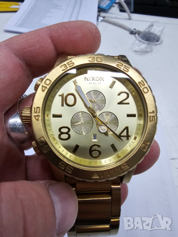 Марков адски солиден и красив  мъжки часовник с хронограф NIXON колекционерски колекция, снимка 3 - Мъжки - 44558377