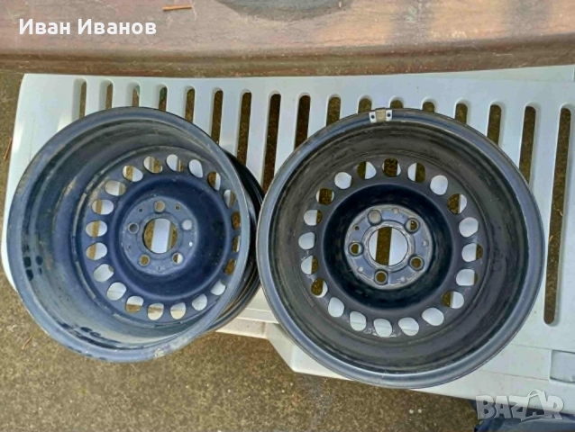 железни джанти за Мерцедес / Mercedes / 15 цола, снимка 3 - Гуми и джанти - 52351427