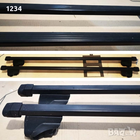 Багажник Напречни греди THULE 127см за монтаж на надлъжни рейки, снимка 2 - Аксесоари и консумативи - 49416990