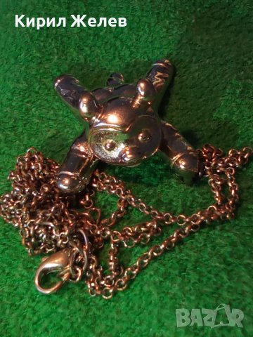 НИКЕЛИРАНА СРЕБРИСТА ФИГУРКА - МОДЕН МЕДАЛЬОН със СИНДЖИРЧЕ АРТ ВИСУЛКА 3064 , снимка 14 - Колиета, медальони, синджири - 35322833