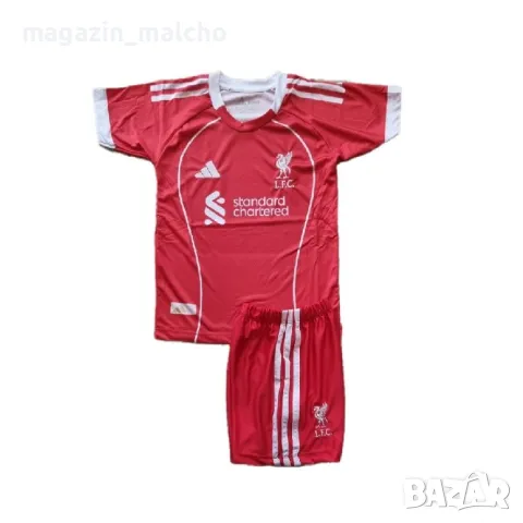 ДЕТСКИ ФУТБОЛЕН ЕКИП - Adidas FC LIVERPOOL SALAH 11 сезон 2025-26; размери: от 104 до 176 см.
