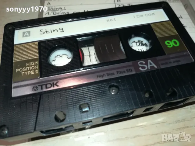 ®TDK SA90 HIGH POSITION-STING/ZZ-TOP TAPE ВНОС SWISS 1811241724, снимка 18 - Аудио касети - 48014896